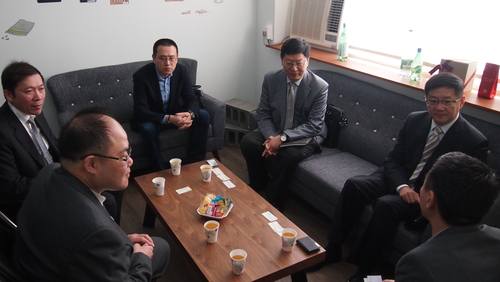 20160228 Faculties of Shanghai East Asia Research Institute visited the Center of Japanese Studies of NSYSUImage