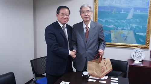 20141015-18 Dr. Wen-Cheng Lin and Dr. Yujen Kuo were invited to visit TokyoImage