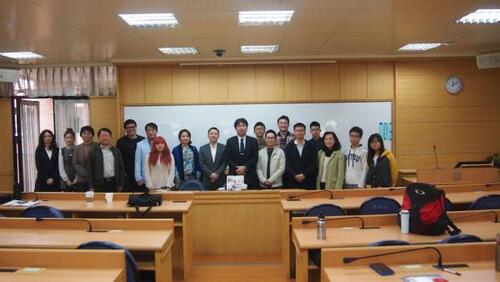 20150311 Dr. Kawashima Shin, professor of University of Tokyo, lectured on 