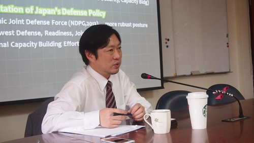 20150501 慶應義塾大學神保謙教授專題演講－美日同盟與亞洲的安全保障：檢證美日防衛合作指針圖片