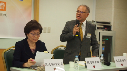 20170323 林文程主任與郭育仁執行長出席「川普新政對亞太局勢之影響」座談會０圖片