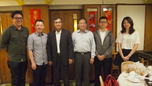 20160318 中山大學楊弘敦校長出席日本中心春酒並勉勵同仁繼續努力圖片