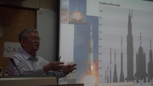 20150601 日本未来工学研究所西山淳一顧問 弊校への短期訪問图片