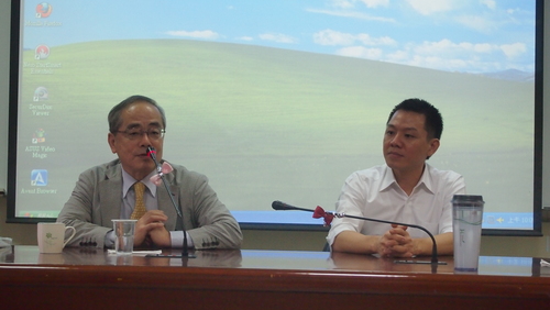 20140923 Dr. Suehiro Akira, Professor of School of Social Science, University of Tokyo shared his perspectives in his lecture 