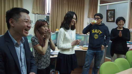 郭育仁執行長榮升副教授慶祝會(2015/1/15)圖片