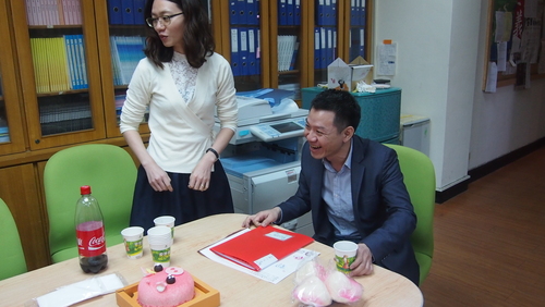 郭育仁執行長榮升副教授慶祝會(2015/1/15)圖片